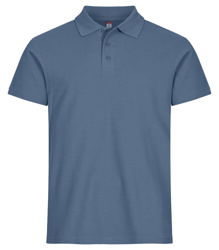 Clique - Basic Polo - Staalblauw